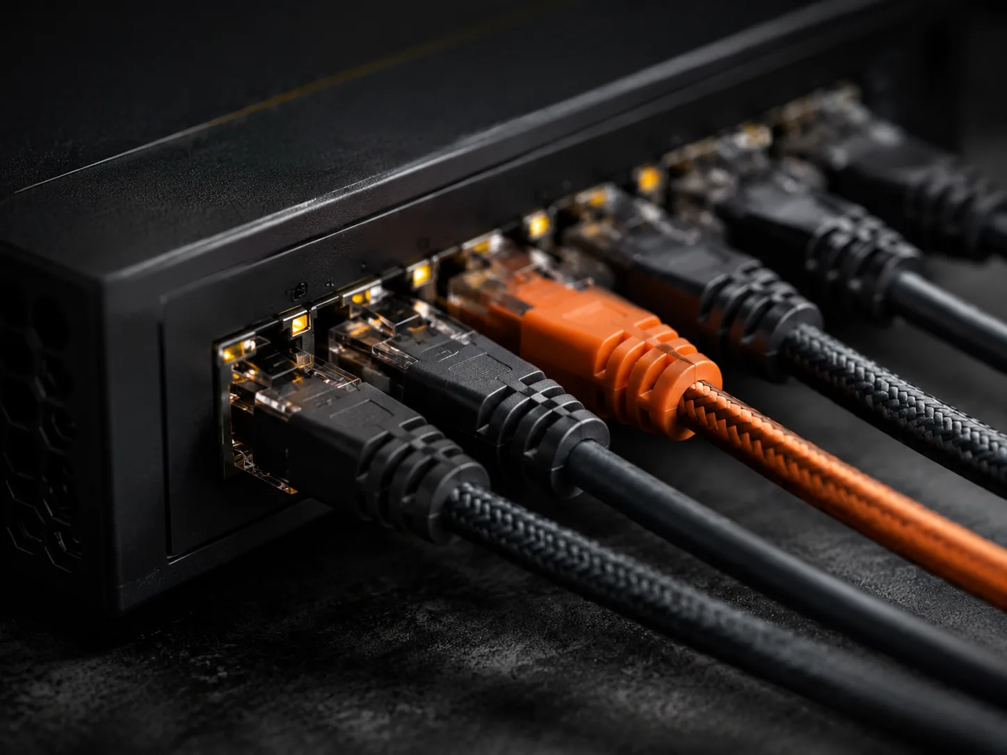 Network hardware representing an encrypted VPN tunnel